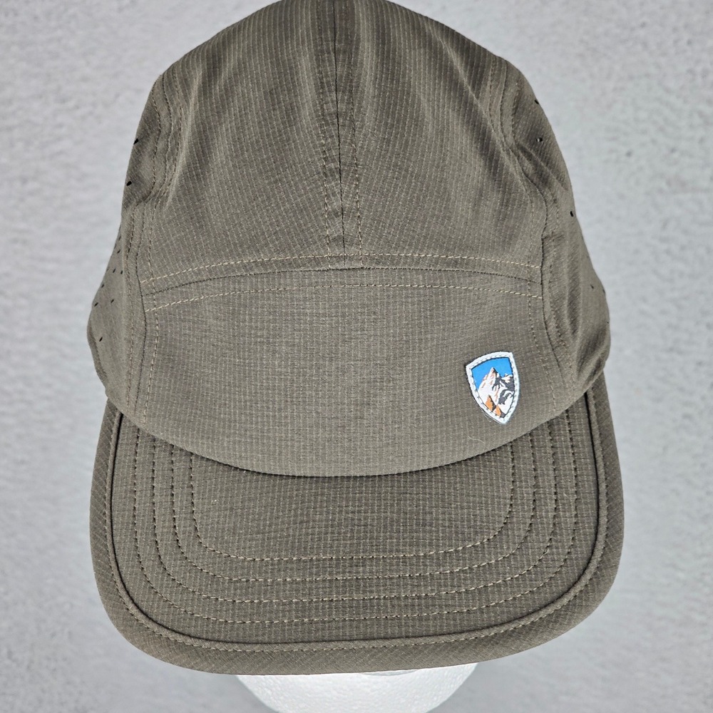 Kuhl Mens Hiking Hat Olive Green 5-Panel Ventilated Performance Trail Cap 27047